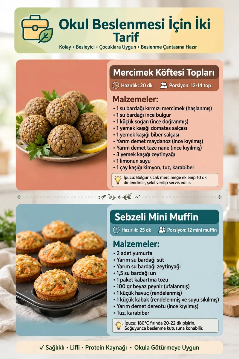 MERCİMEK KOFTELİ BESLENME MENUSU — 3