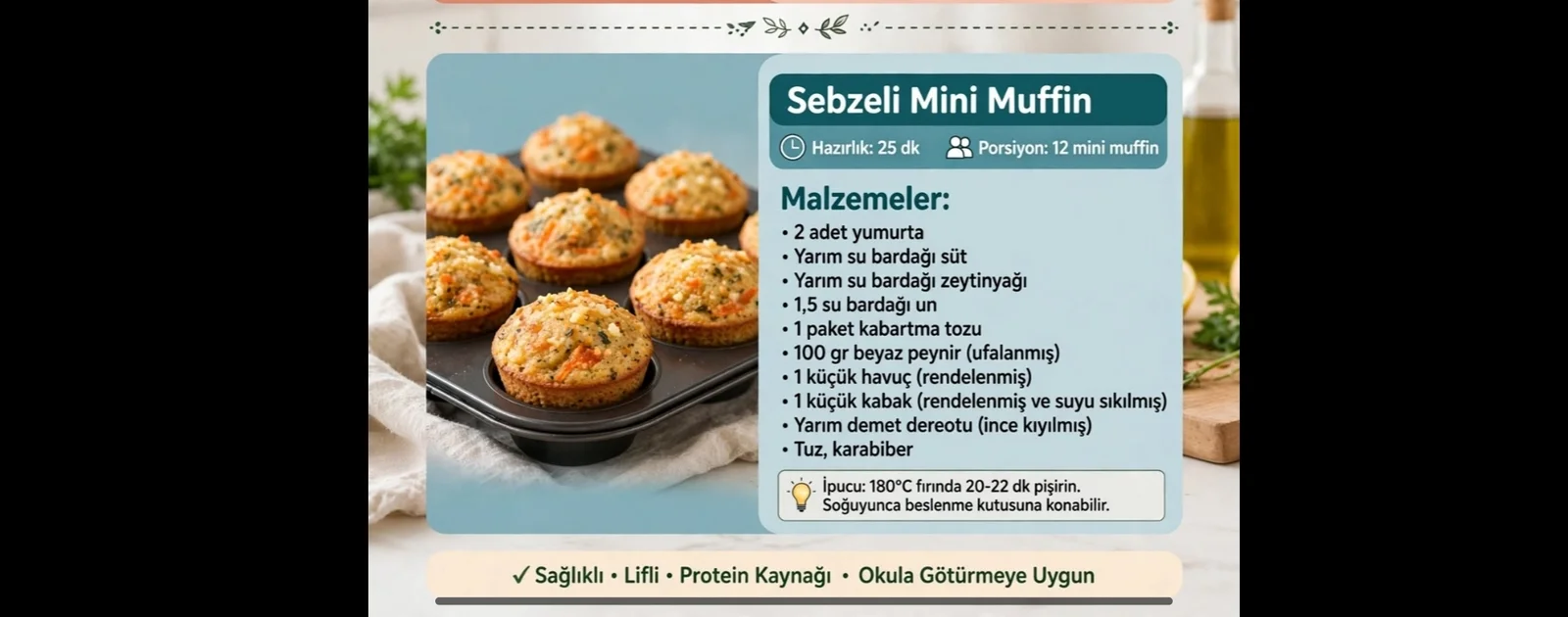 MERCİMEK KOFTELİ BESLENME MENUSU — 5